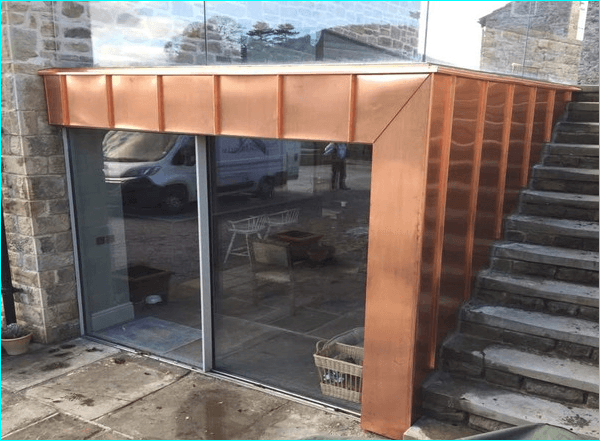 نمای فلزی استیل نمای مسی نمای زینک - Image 7