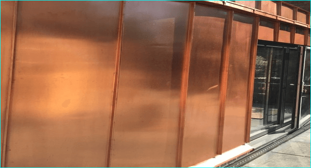 نمای فلزی استیل نمای مسی نمای زینک - Image 9